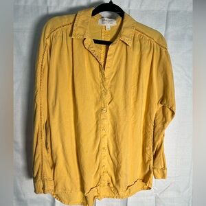 Anthropologie Cloth and Stone 100%‎ Tencel button down - small
